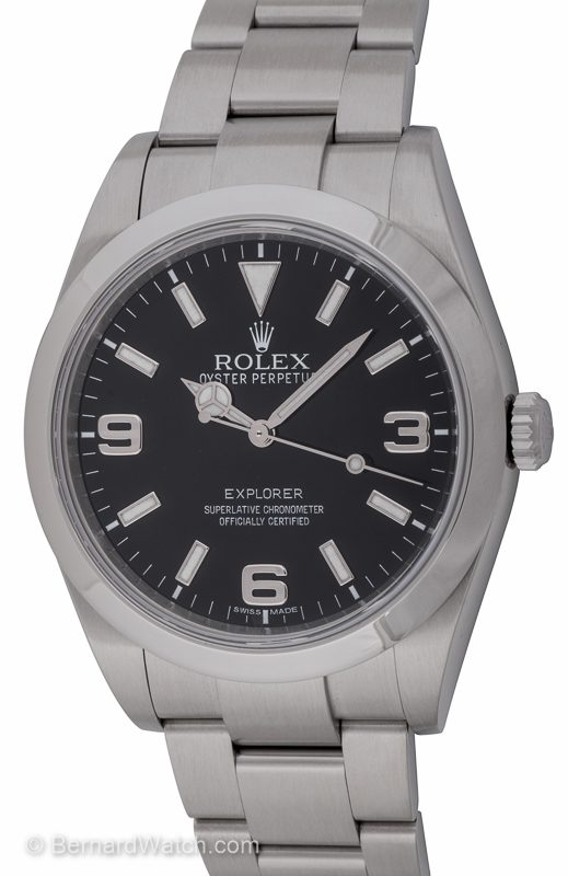 rolex explorer 39mm on wrist