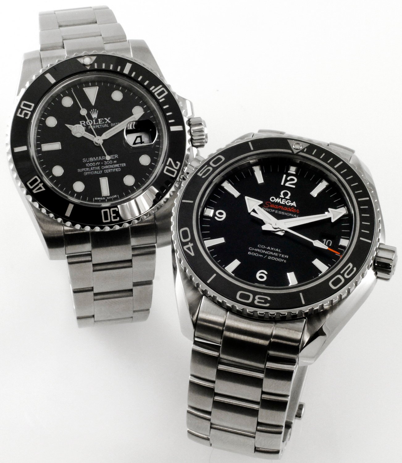 omega seamaster planet ocean vs rolex submariner