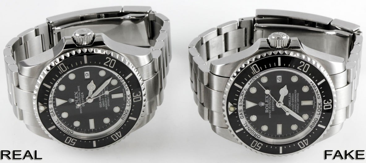 real vs fake rolex yachtmaster