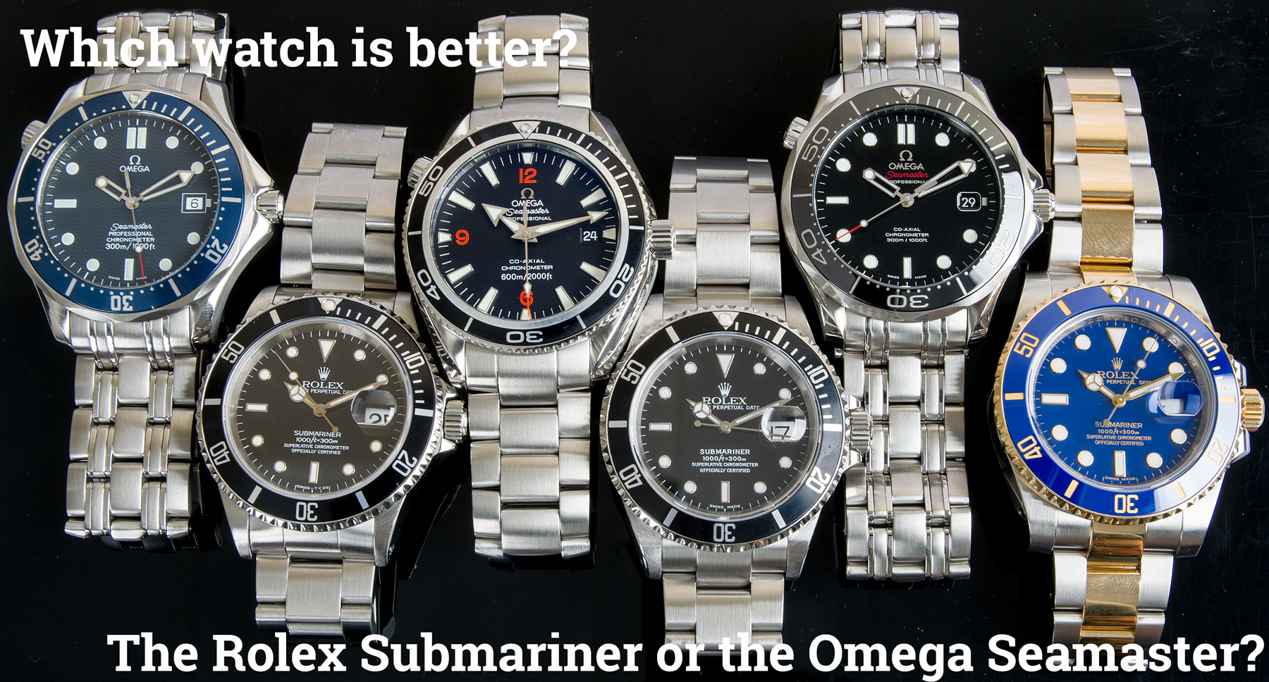 rolex submariner vs seamaster