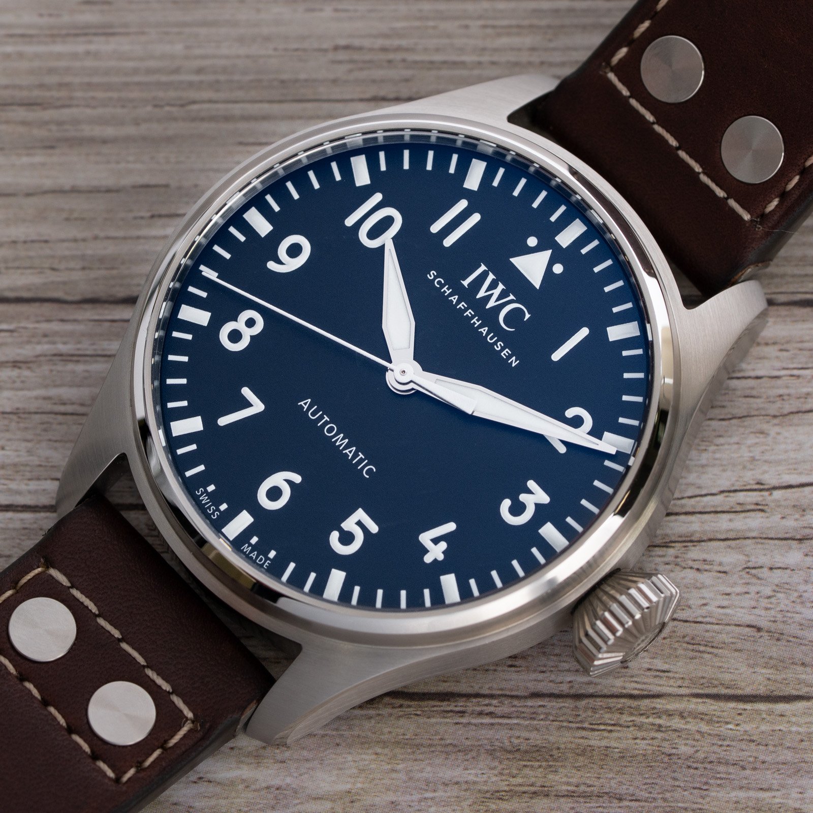 IWC Big Pilot's 43 IW329301 - 2023 Black Dial, Steel | Bernard Watch