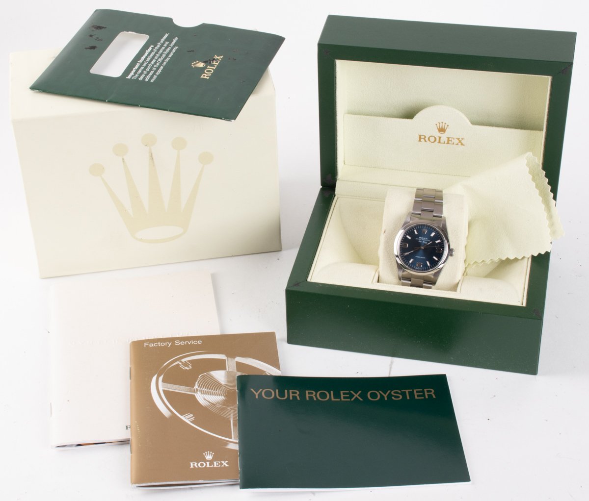 チ*認様 #A4744 ROLEX 空き箱　68.00.55 Rolex Air-King 14000M - SOLD OUT - 2006 Blue Dial, Steel, 34mm