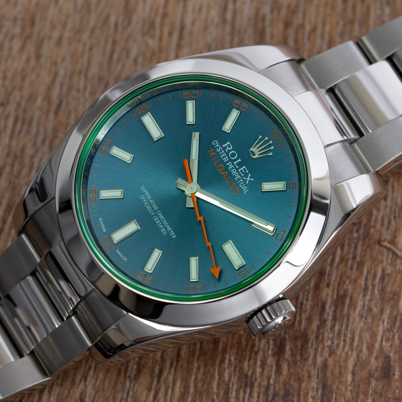 Rolex Milgauss 'Z Blue' 116400GV-Z - 2018 Z Blue Dial, Steel, 40mm