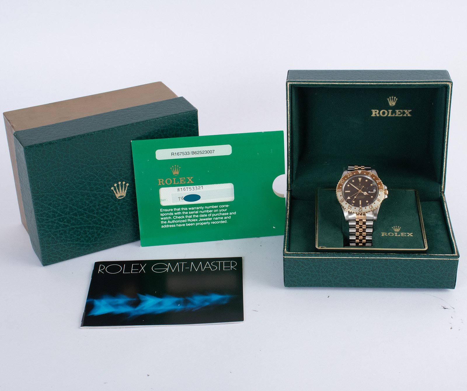 Rolex GMT-Master 'Root Beer' 16753 - 1983 Brown 'Nipple' Dial, 18k