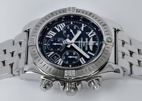 Crown Side Shot of Chronomat 44 Airborne