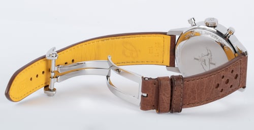 Open Clasp Shot of Premier Top Time 'Mustang' Chronograph