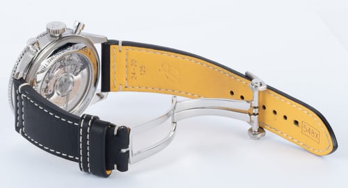 Open Clasp Shot of Super Avi B04 Chrono GMT 46 Tribute To Vought F4U Corsair