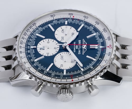 Crown Side Shot of Navitimer B01 Chronograph 46