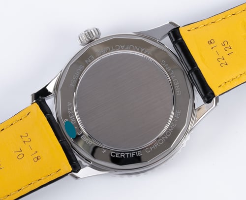 Caseback of Navitimer Auto GMT 41