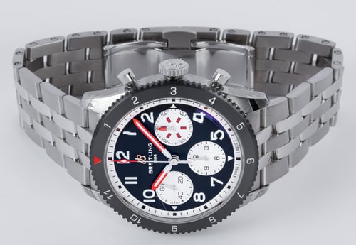 Front View of Classic AVI Chronograph 42 Mosquito