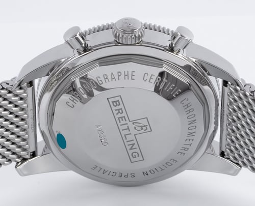 Caseback of SuperOcean Heritage Chronograph