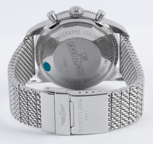 Rear / Band View of SuperOcean Heritage Chronograph