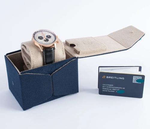 Box / Paper shot of Navitimer B01 Chronograph 46