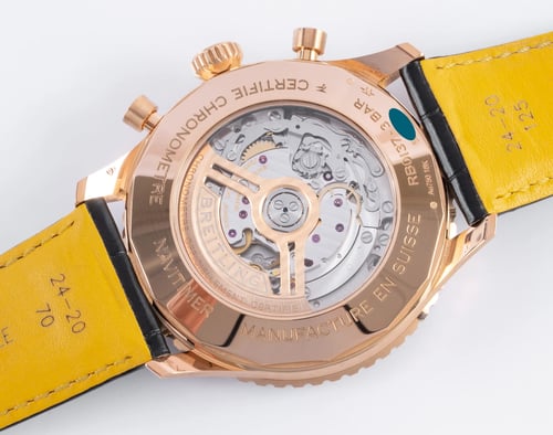 Caseback of Navitimer B01 Chronograph 46