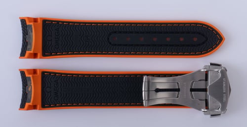 Another Photo of  of Rubber Deployant Strap for Omega Planet Chrono