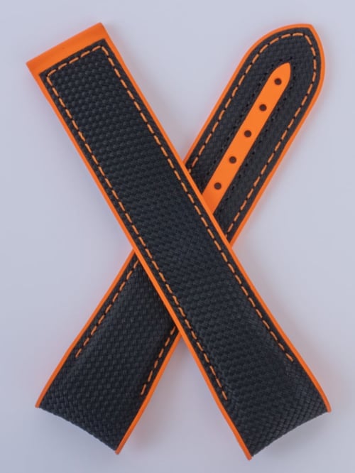 Omega - Rubber Deployant Strap for Omega Planet Ocean 