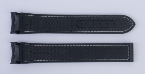 Another Photo of  of Long Rubber Strap for Omega Planet Chrono