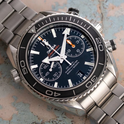 Extra Shot of Seamaster Planet Ocean Chronograph