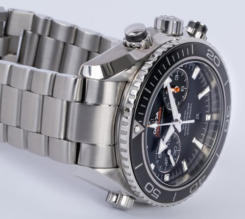 Dial Shot of Seamaster Planet Ocean Chronograph