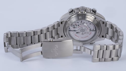 Open Clasp Shot of Seamaster Planet Ocean Chronograph