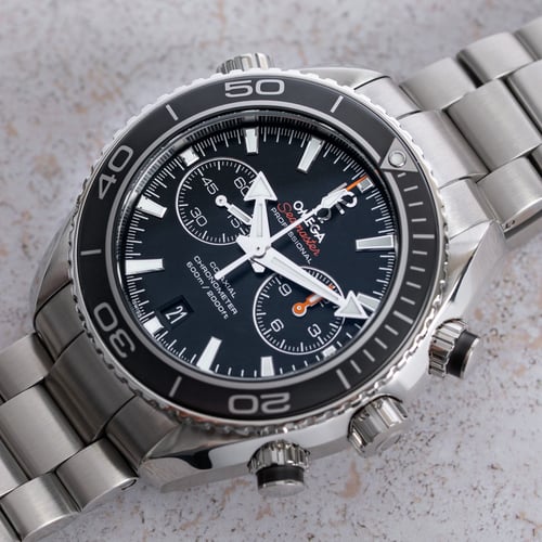 Stylied photo of  of Seamaster Planet Ocean Chronograph