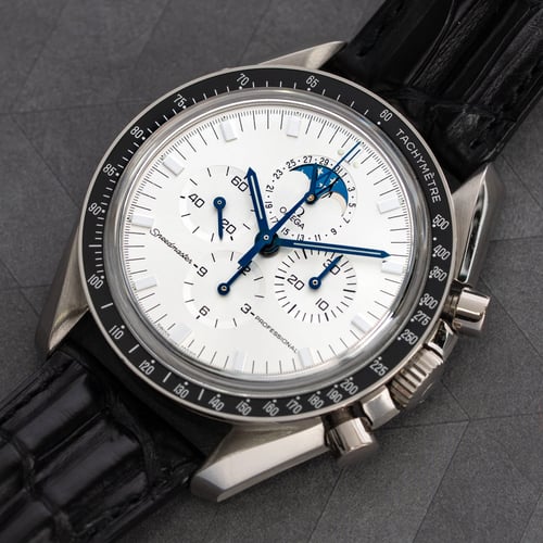 Stylied photo of  of Speedmaster Moon Phase Moonwatch