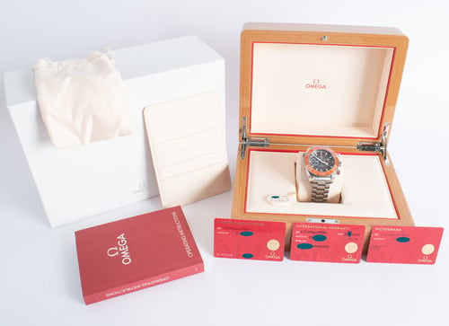 Box / Paper shot of Planet Ocean 600M Co-Axial Master Chronometer Chronograph