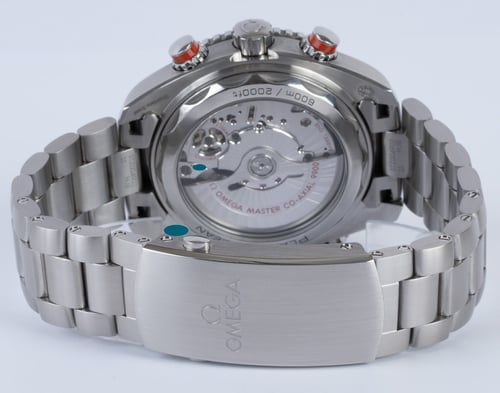 Rear / Band View of Planet Ocean 600M Co-Axial Master Chronometer Chronograph