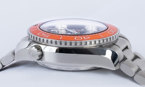 9' Side Shot of Planet Ocean 600M Co-Axial Master Chronometer Chronograph