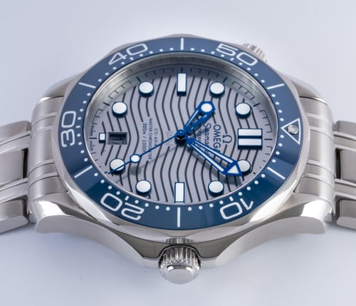Crown Side Shot of Seamaster Diver 300M