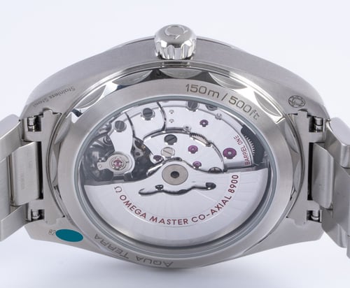 Caseback of Seamaster Aqua Terra Master 41MM