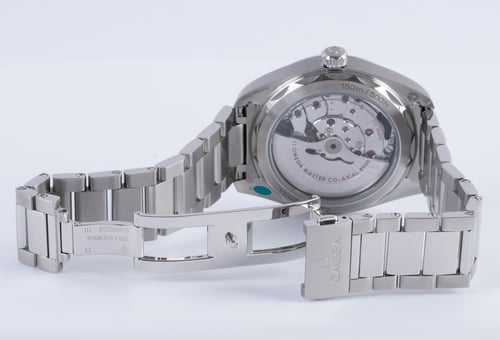 Open Clasp Shot of Seamaster Aqua Terra Master 41MM