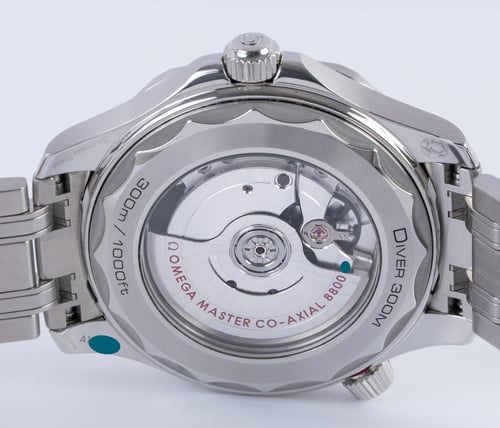 Caseback of Seamaster 'Green' Diver 300M