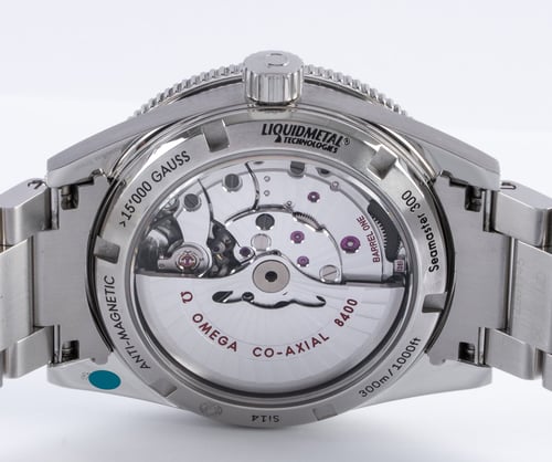 Caseback of Seamaster 300 Master Co-Axial