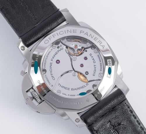 Caseback of Luminor 1950 8 Days GMT