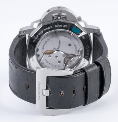 Rear / Band View of Luminor 1950 8 Days GMT