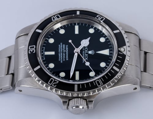 Crown Side Shot of Submariner 'Feet First'