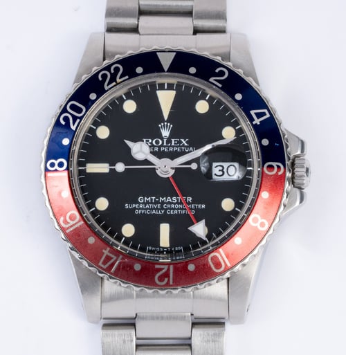 Front Shot  of GMT-Master 'Pepsi'