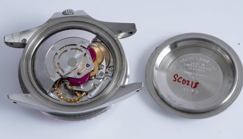 Caseback of GMT-Master 'Pepsi'