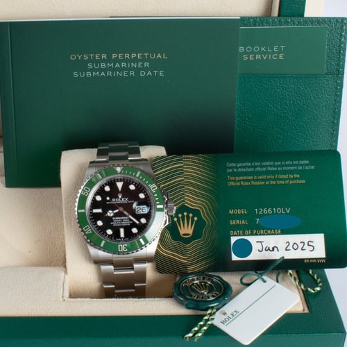 View in Box of Submariner Date 41 'Starbucks'