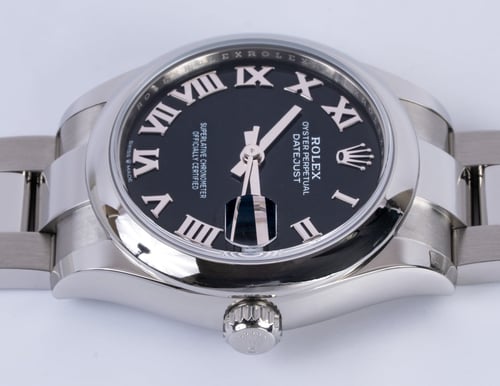 Crown Side Shot of Datejust Midsize 31