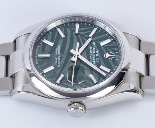Crown Side Shot of Datejust 36