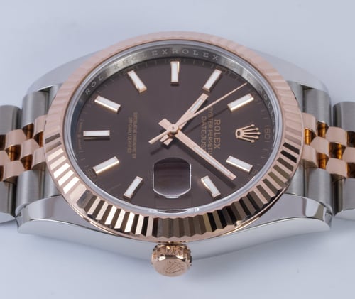 Crown Side Shot of Datejust 41
