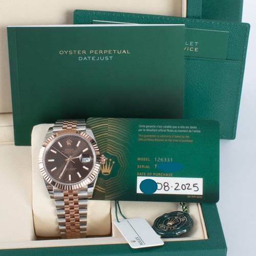 View in Box of Datejust 41