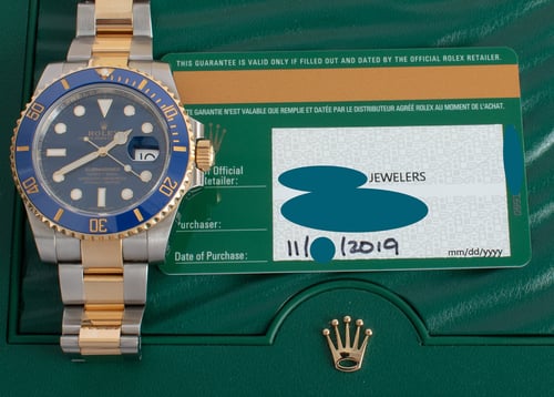 Paper shot of Submariner Date