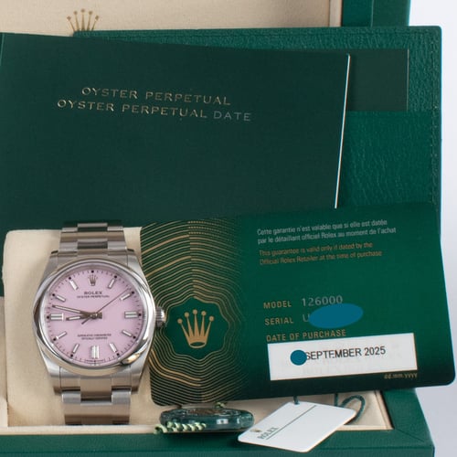 View in Box of Oyster Perpetual 36