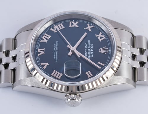 Crown Side Shot of Datejust 36