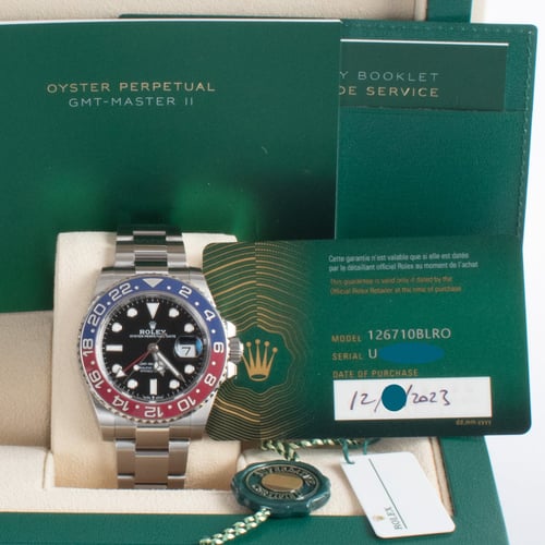 View in Box of GMT-Master II 'Pepsi'