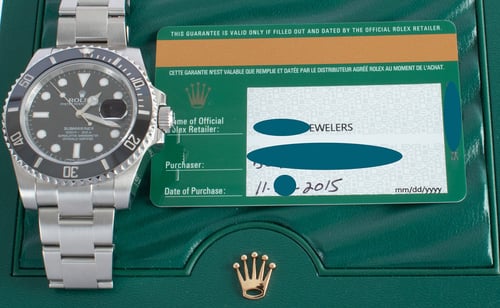 Paper shot of Submariner Date