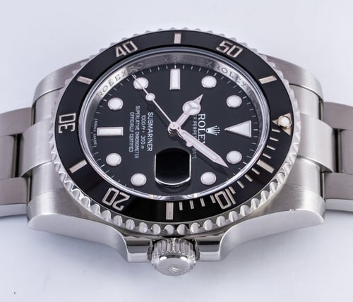 Crown Side Shot of Submariner Date